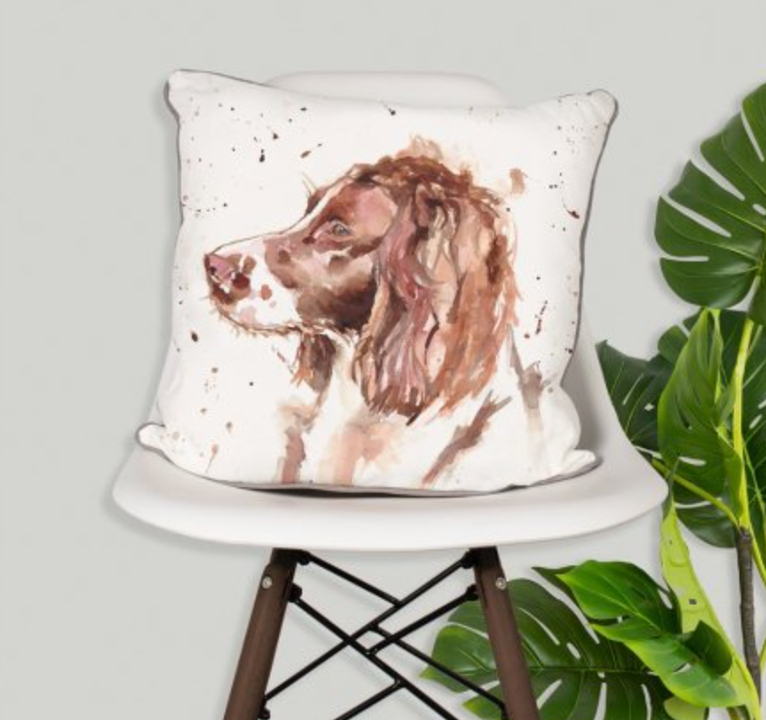 Springer spaniel pillow hotsell