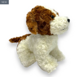 Brown and white Spaniel Super Soft Toy Dog