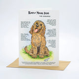 cockapoo greeting card