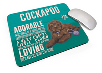 Brown Cockapoo Mouse Mat