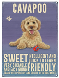 Cavapoo metal sign from cavapoo gift set