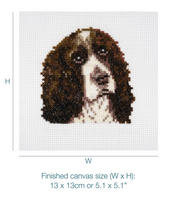 springer spaniel cross stitch kit