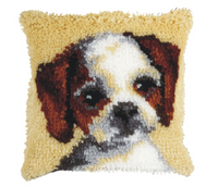 spaniel puppy cushion
