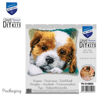 spaniel puppy cushion latch hook kit