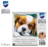 spaniel puppy cushion latch hook kit