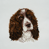 springer spaniel cross stitch