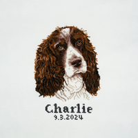 springer spaniel embroidery