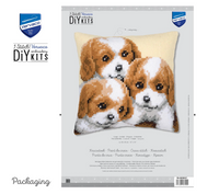 cross stitch puppies