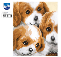 spaniel puppies cushion