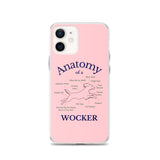 Anatomy of a Wocker - Working Cocker Spaniel - iPhone Case - Pink