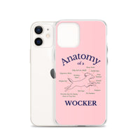 Anatomy of a Wocker - Working Cocker Spaniel - iPhone Case - Pink