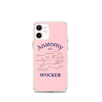 Anatomy of a Wocker - Working Cocker Spaniel - iPhone Case - Pink