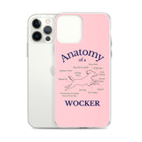 Anatomy of a Wocker - Working Cocker Spaniel - iPhone Case - Pink