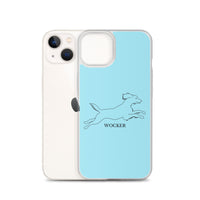 Wocker - Working Cocker Spaniel - iPhone Case - Light Blue