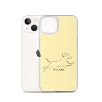 Wocker - Working Cocker Spaniel - iPhone Case - Pale Yellow