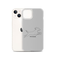 Wocker - Working Cocker Spaniel - iPhone Case - Grey