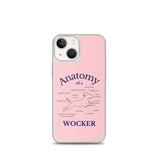 Anatomy of a Wocker - Working Cocker Spaniel - iPhone Case - Pink