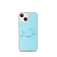 Wocker - Working Cocker Spaniel - iPhone Case - Light Blue