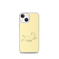 Wocker - Working Cocker Spaniel - iPhone Case - Pale Yellow