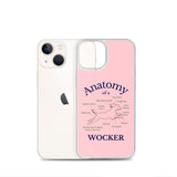 Anatomy of a Wocker - Working Cocker Spaniel - iPhone Case - Pink