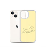 Wocker - Working Cocker Spaniel - iPhone Case - Pale Yellow