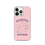Anatomy of a Wocker - Working Cocker Spaniel - iPhone Case - Pink