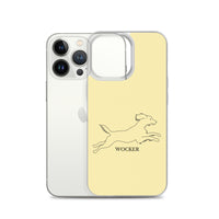 Wocker - Working Cocker Spaniel - iPhone Case - Pale Yellow