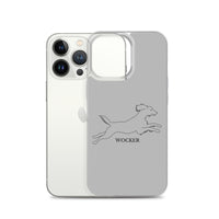 Wocker - Working Cocker Spaniel - iPhone Case - Grey