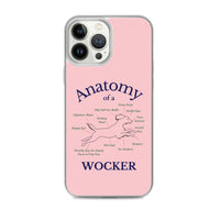 Anatomy of a Wocker - Working Cocker Spaniel - iPhone Case - Pink