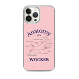 Anatomy of a Wocker - Working Cocker Spaniel - iPhone Case - Pink