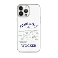 Anatomy of a Wocker - Working Cocker Spaniel - iPhone Case - White