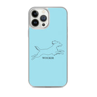 Wocker - Working Cocker Spaniel - iPhone Case - Light Blue