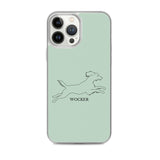 Wocker - Working Cocker Spaniel - iPhone Case - Light Green