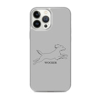 Wocker - Working Cocker Spaniel - iPhone Case - Grey
