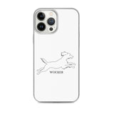 Wocker - Working Cocker Spaniel - iPhone Case - White