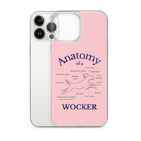 Anatomy of a Wocker - Working Cocker Spaniel - iPhone Case - Pink