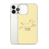 Wocker Cocker - Working Cocker Spaniel - iPhone Case - Soft Yellow