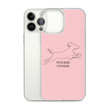 Wocker Cocker - Working Cocker Spaniel - iPhone Case - Pink
