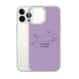 Wocker Cocker - Working Cocker Spaniel - iPhone Case - Purple