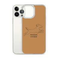 Wocker Cocker - Working Cocker Spaniel - iPhone Case - Tan