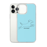 Wocker - Working Cocker Spaniel - iPhone Case - Light Blue