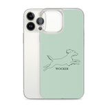 Wocker - Working Cocker Spaniel - iPhone Case - Light Green