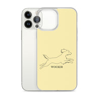 Wocker - Working Cocker Spaniel - iPhone Case - Pale Yellow