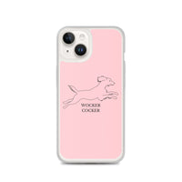 Wocker Cocker - Working Cocker Spaniel - iPhone Case - Pink