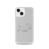 Wocker - Working Cocker Spaniel - iPhone Case - Grey