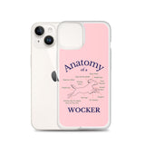 Anatomy of a Wocker - Working Cocker Spaniel - iPhone Case - Pink
