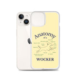 Anatomy of a Wocker - Working Cocker Spaniel - iPhone Case - Soft Yellow