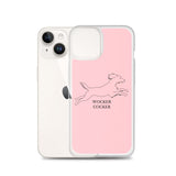 Wocker Cocker - Working Cocker Spaniel - iPhone Case - Pink