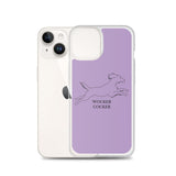 Wocker Cocker - Working Cocker Spaniel - iPhone Case - Purple