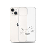 Wocker Cocker - Working Cocker Spaniel - iPhone Case - Clear